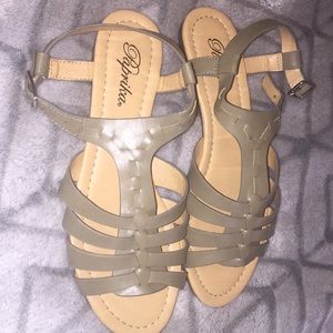 Sandals never worn brand new